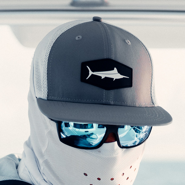 White Marlin 3D Flat Brim