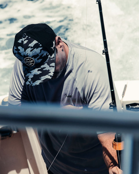 4 SPECIES DARK CAMO FLAT BRIM