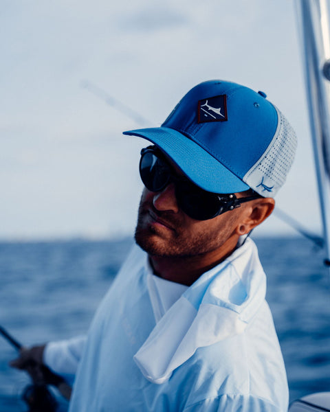 DIAMOND HAT OCEAN BLUE